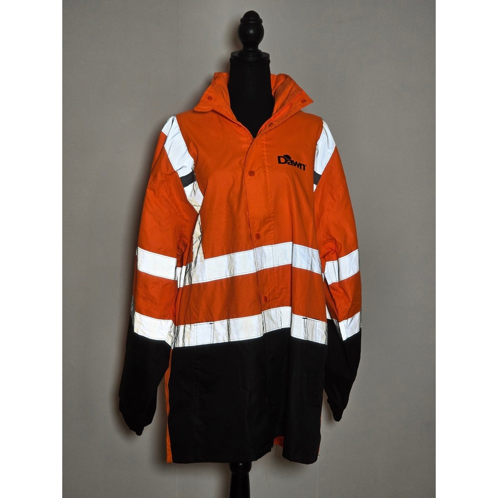 PIP 353-1200 Hi-Vis Safety Jacket Type R Class 3 Orange Reflect. Work Coat 2X/3X